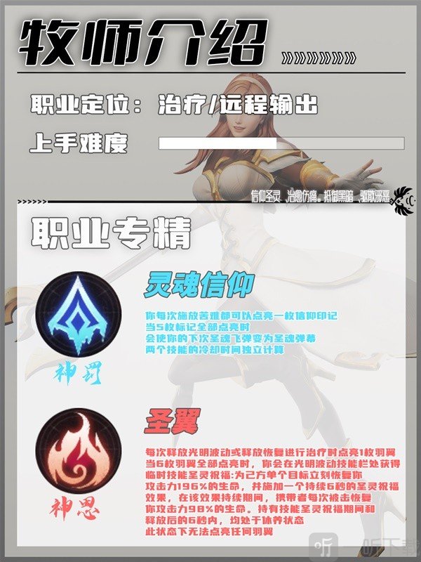 塔瑞斯世界牧师职业怎么玩 牧师玩法攻略大全