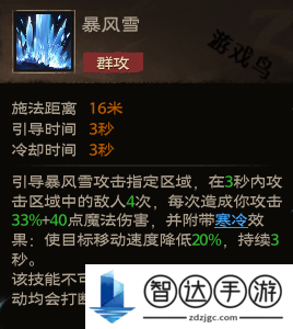 塔瑞斯世界法师攻略 塔瑞斯世界法师技能介绍